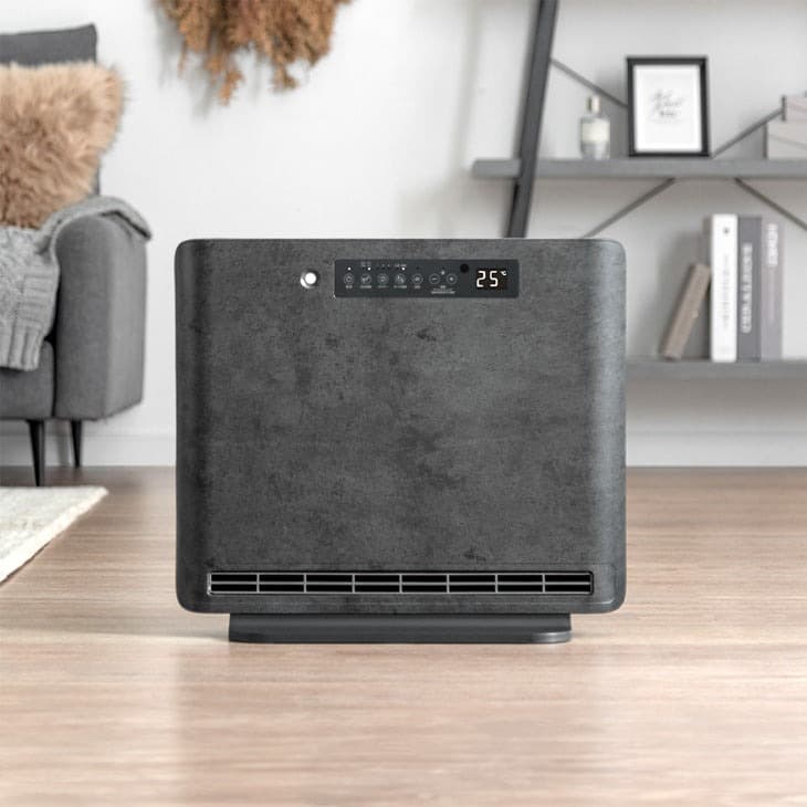タンスのゲン セラミックヒーター｜W センサー搭載でスマートな暖房を実現する速暖 1200W モデル