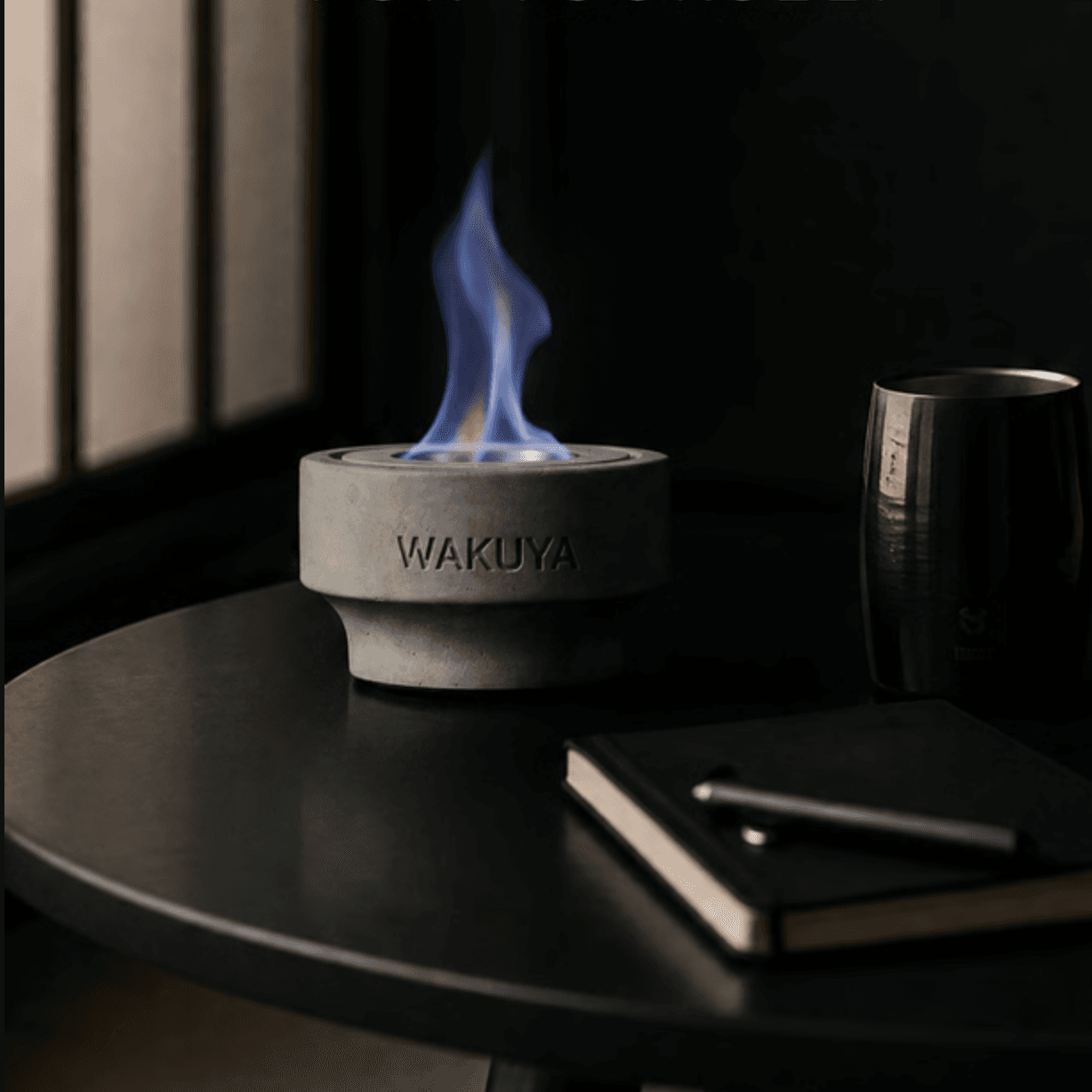 Wakuya Handcrafted Mortar Tabletop Fireplace の製品画像