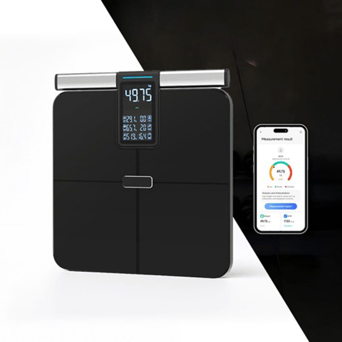 WELSY|56 のボディメトリクスを追跡できるスマートフルボディスキャンスケール