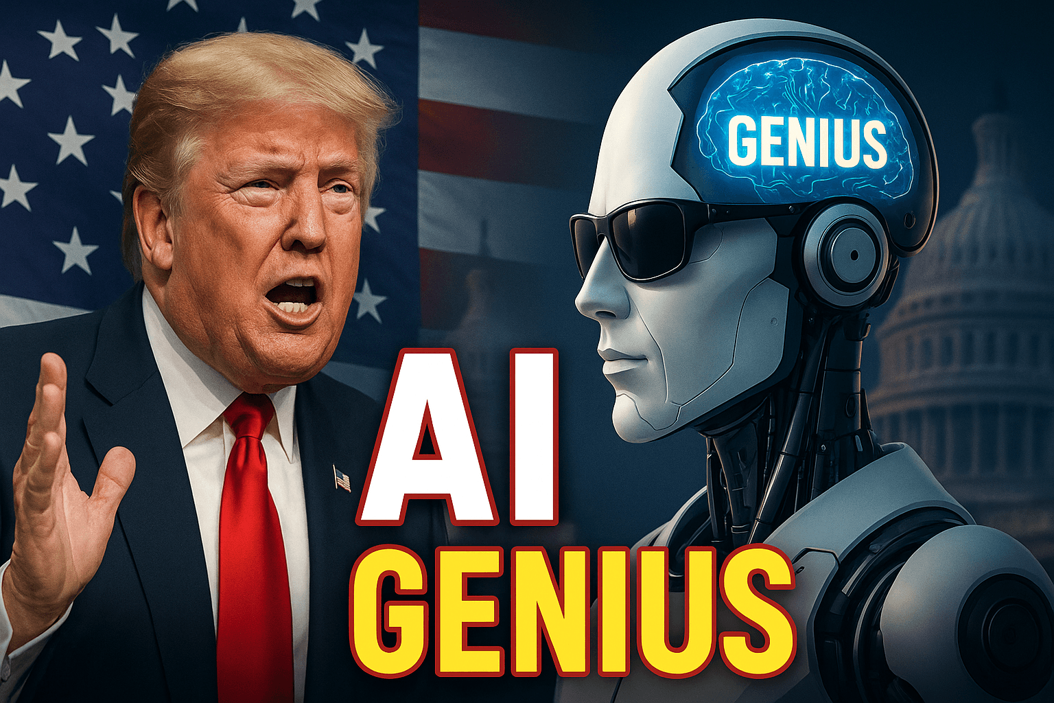トランプが「AIの名前はダサすぎる」と一刀両断──新名称「天才知能」誕生の裏にある思惑とは?