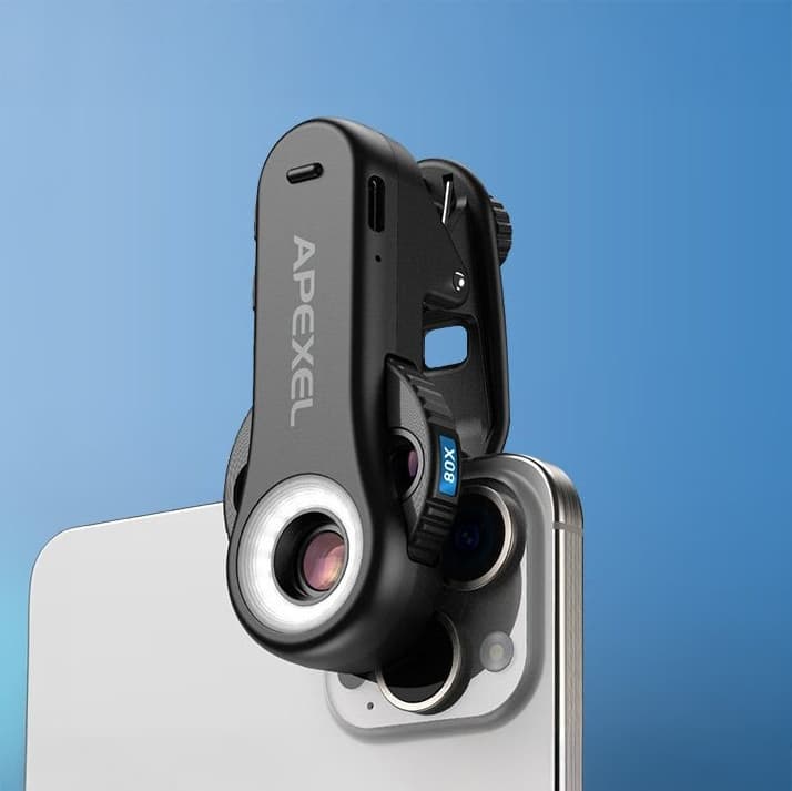 MS3L Phone Microscope|世界初 3 段階倍率調整対応のスマホ顕微鏡、99% デバイスに対応したポータブル探索ツール