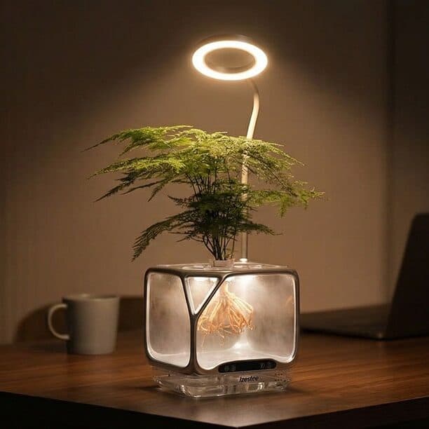 Izestee Plant Cultivator|純粋なミストで植物を育てるデスクトップ型気培養エコシステム