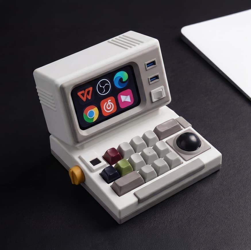 TabKao|レトロ魂と未来技術が融合したデスクコマンドセンター