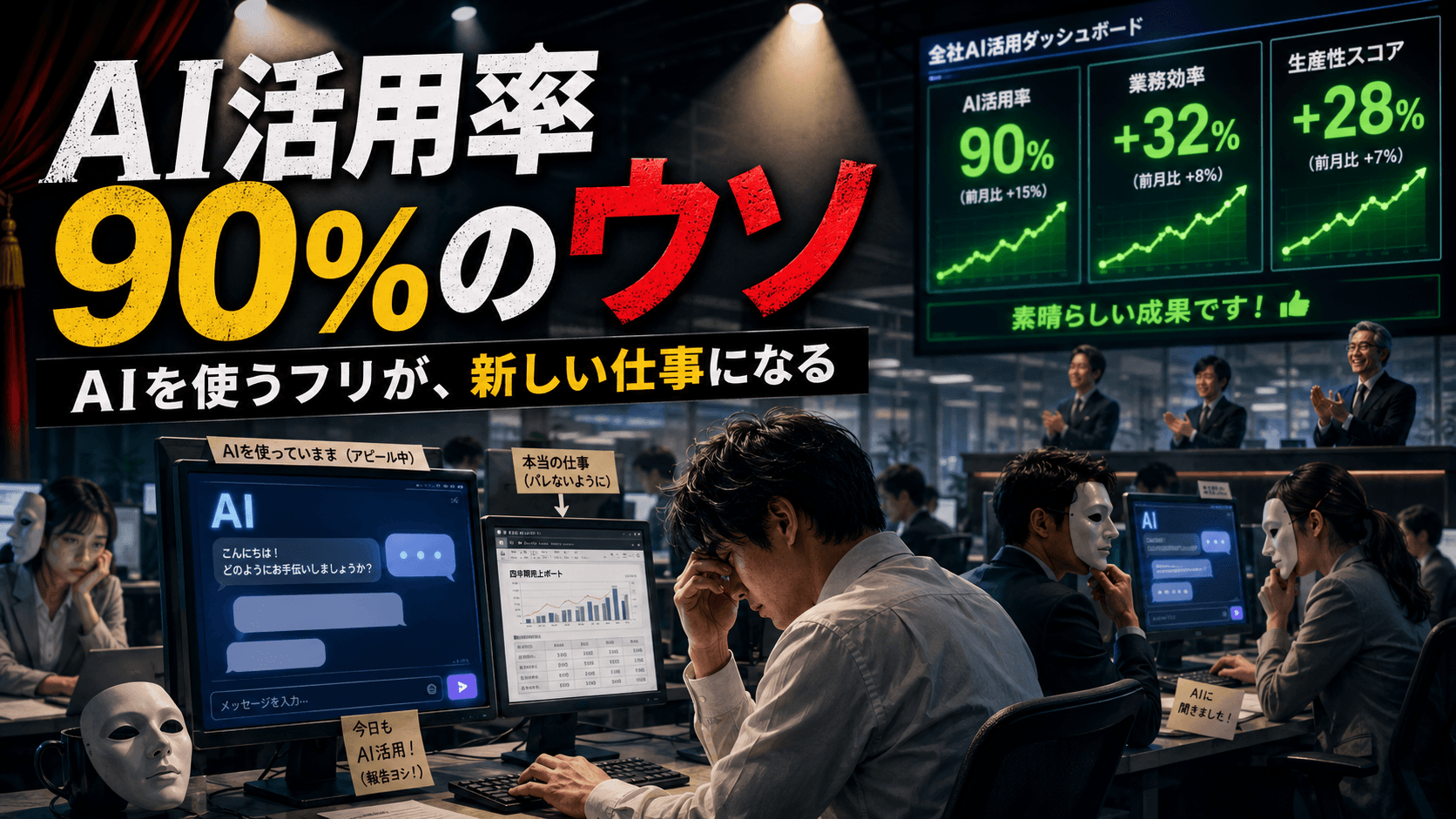 会社が最もやってはいけない愚策、それは社員にAIでの効率化を強いること