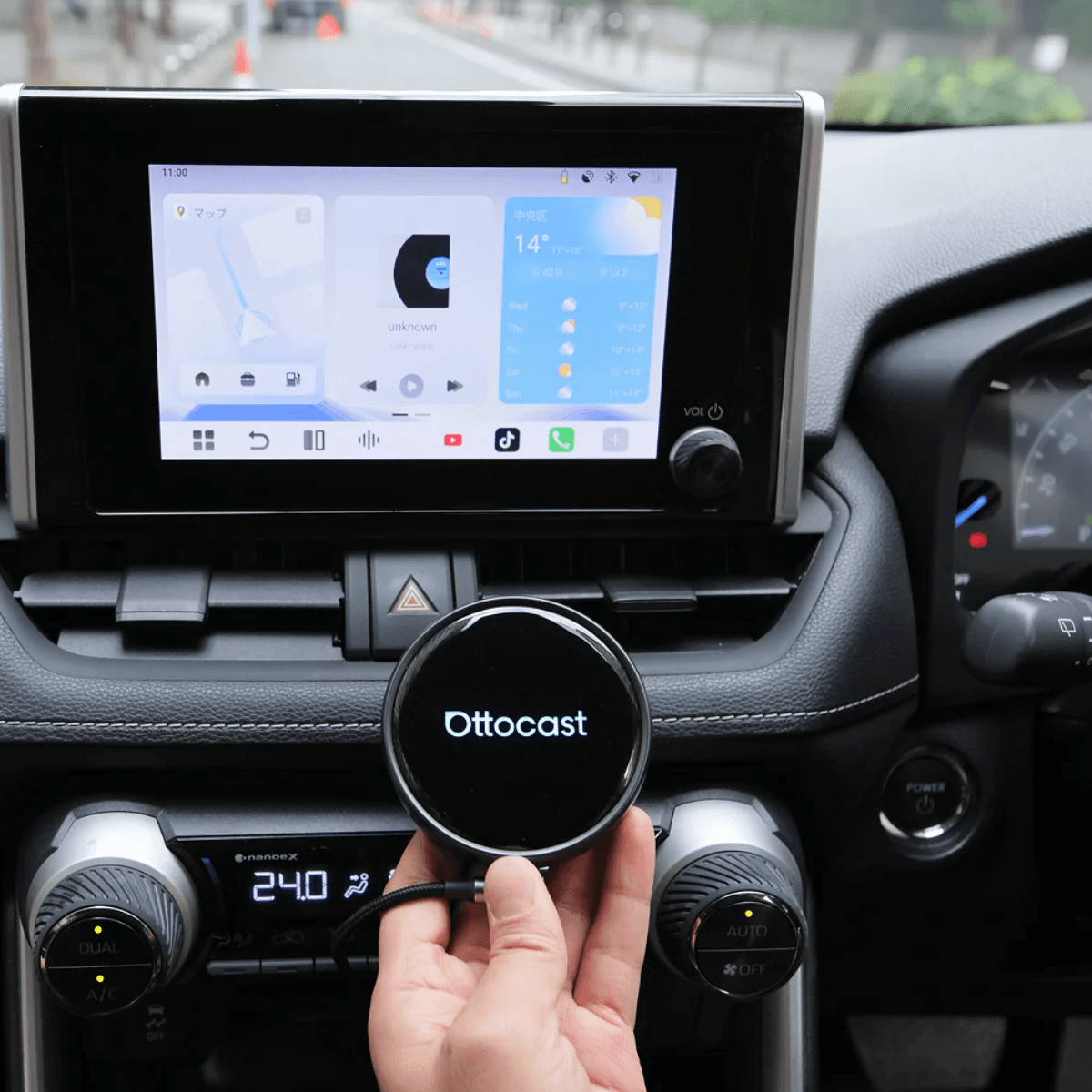 OTTOAIBOX P3 Pro|愛車の画面を、エンタメも会話も楽しめるスマート空間へ変えるAIBOX