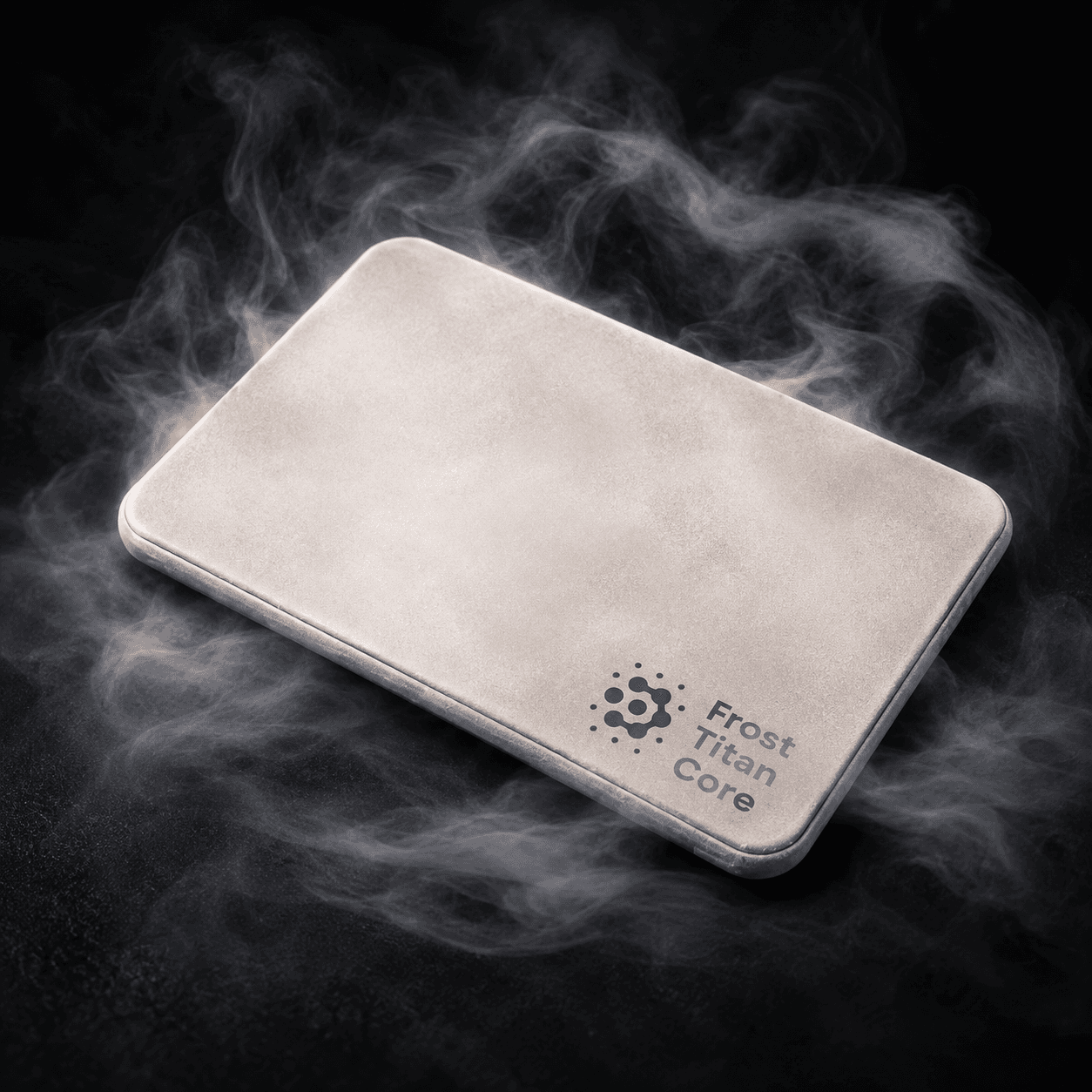 Frost Titan Core Plate|朝から夜まで“冷たい”を持ち歩く、厚さ10mmの純チタン保冷プレート