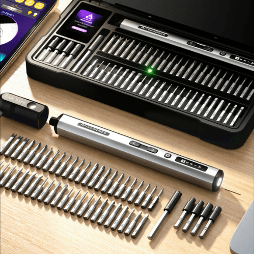 Built S1|ネジを見れば、使うべきビットが光る。AIで迷いを消す精密電動ドライバー
