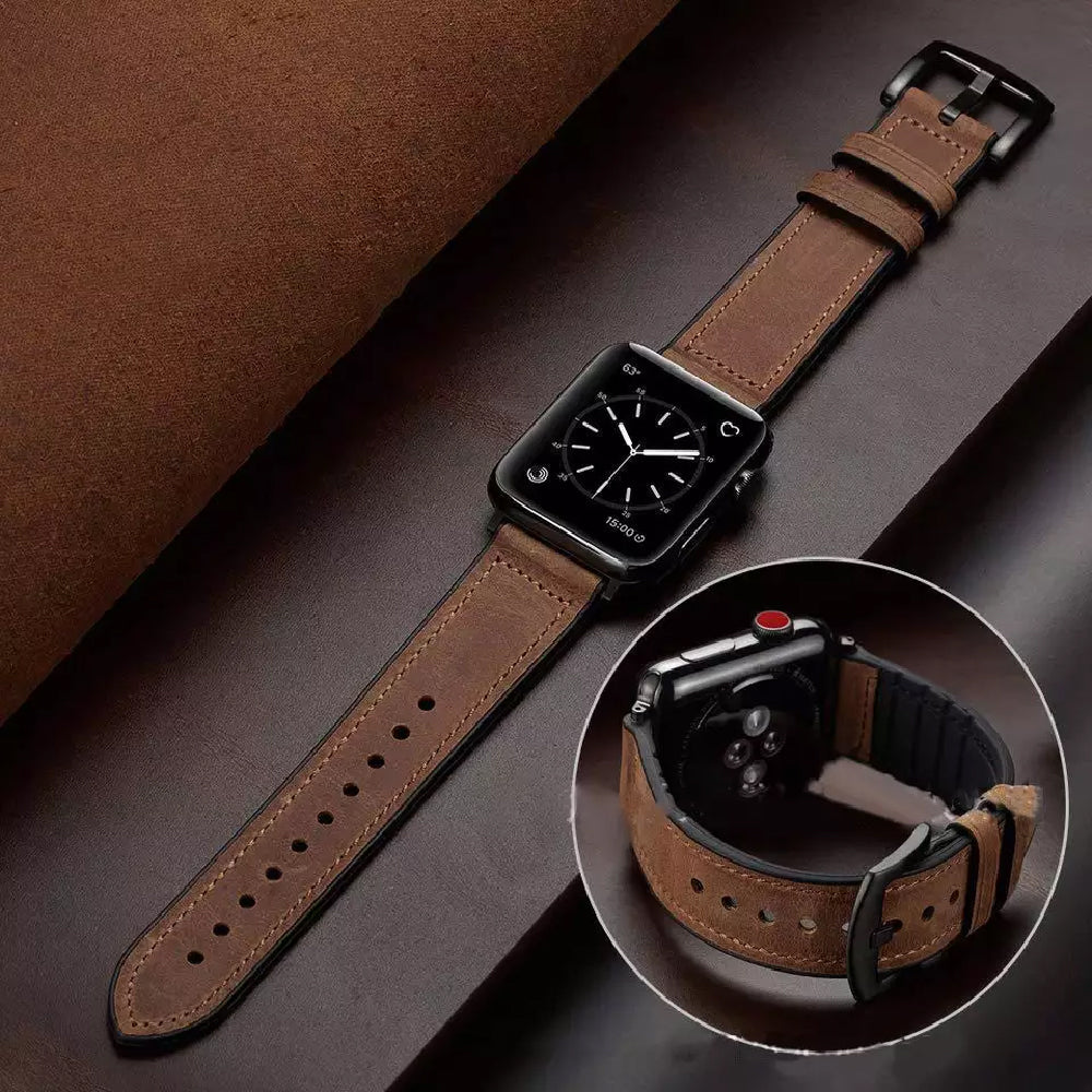 Apple Watchを大人っぽい雰囲気に。スーツにも似合う本革素材を採用したApple Watchバンド「GeeUmber」【上質な本革/ アップルウォッチ間の互換性/高い耐久性/通気性】 MODERN g 近未来のガジェット