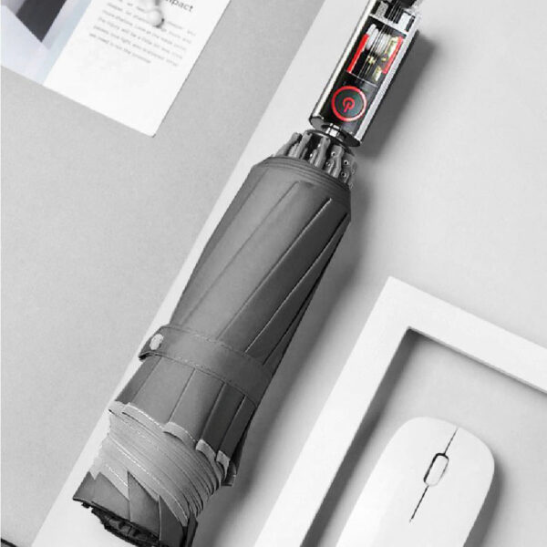 手を濡らさずスマートに開閉できる逆折り式折りたたみ傘「GeeBrella X1」【晴雨兼用／ワンタッチ】 - MODERN g | 近未来のライフスタイル