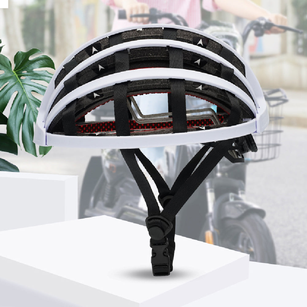 ヘルメットの概念を覆す折りたたみ式デザイン！軽量なのに耐衝撃性
