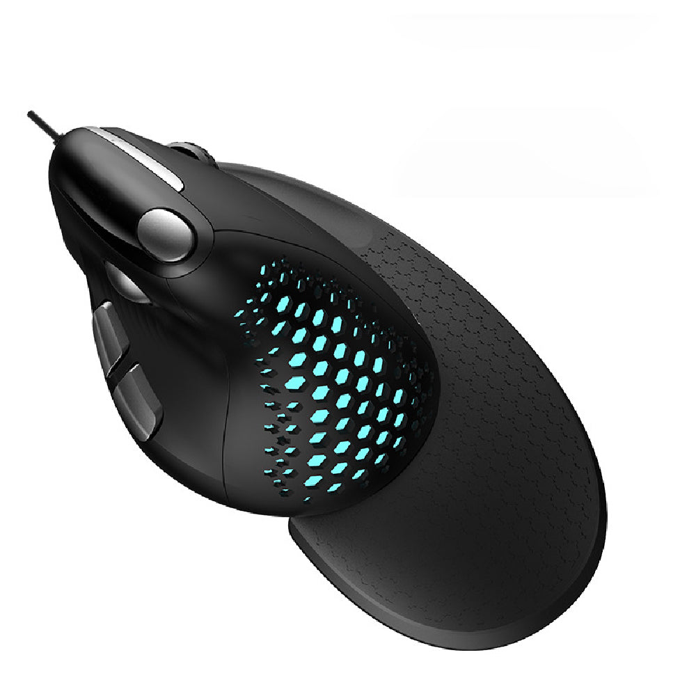手首の負担軽減！通気性が高く快適に使える人間工学ワイヤレスマウス「GKey-Grip」【2.4Gワイヤレス・Bluetooth・有線/最大感度4000DPIでゲームにも/USBC充電/1000mAh】