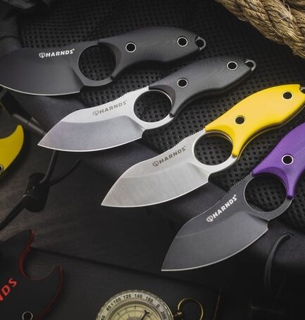 HARNDS Knife｜D2スチールとG10ハンドル、N690スチールとカーボンファイバーの完璧な組み合わせ