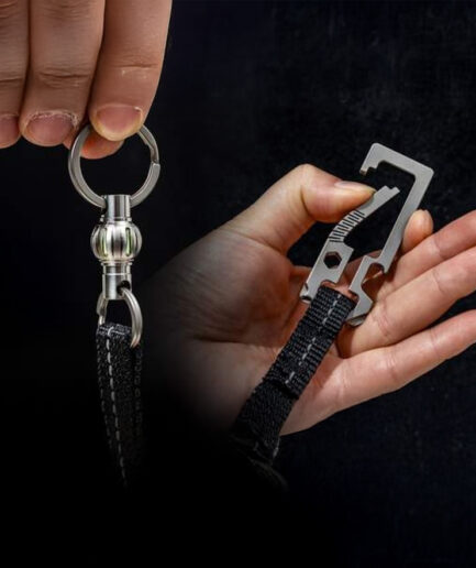 LiteMyKeys｜伸縮自在でクイックリリースが可能なキーリングシステム