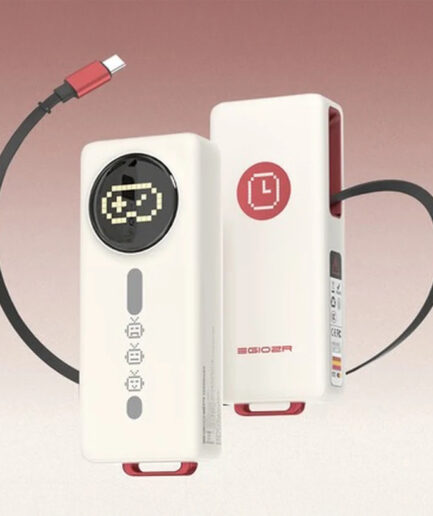 SANJINZY 3-in-1 Pixel Portable Power Bank｜多機能でスタイリッシュな次世代モバイルバッテリー