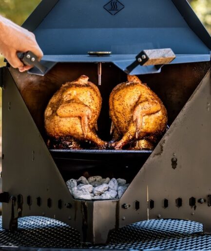 KivaKube｜持ち運び自在の多燃料対応BBQグリルで、焼く・燻す・焼き上げる自由を