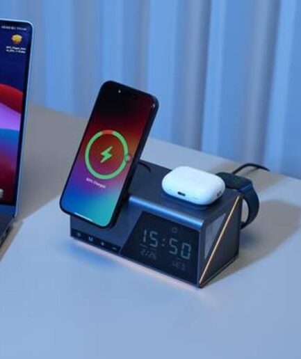 ChargeUnie｜スマート3-in-1ワイヤレス充電器＆ナイトライト