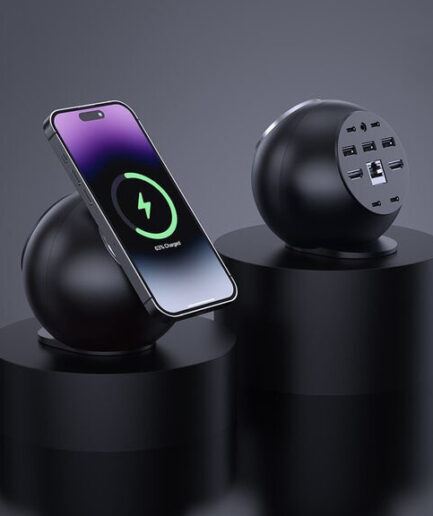 DockOrb｜Qi 2 マグネット無線充電機能付き 12 機能ワンボックスドッキングステーション