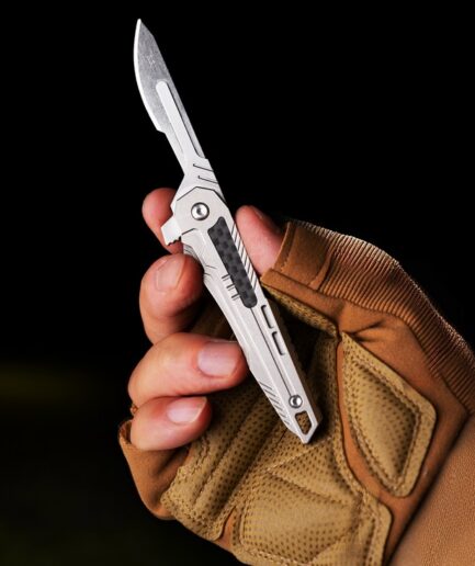 Folding Utility Knife｜グレード 5 チタン製の多機能折りたたみユーティリティナイフ
