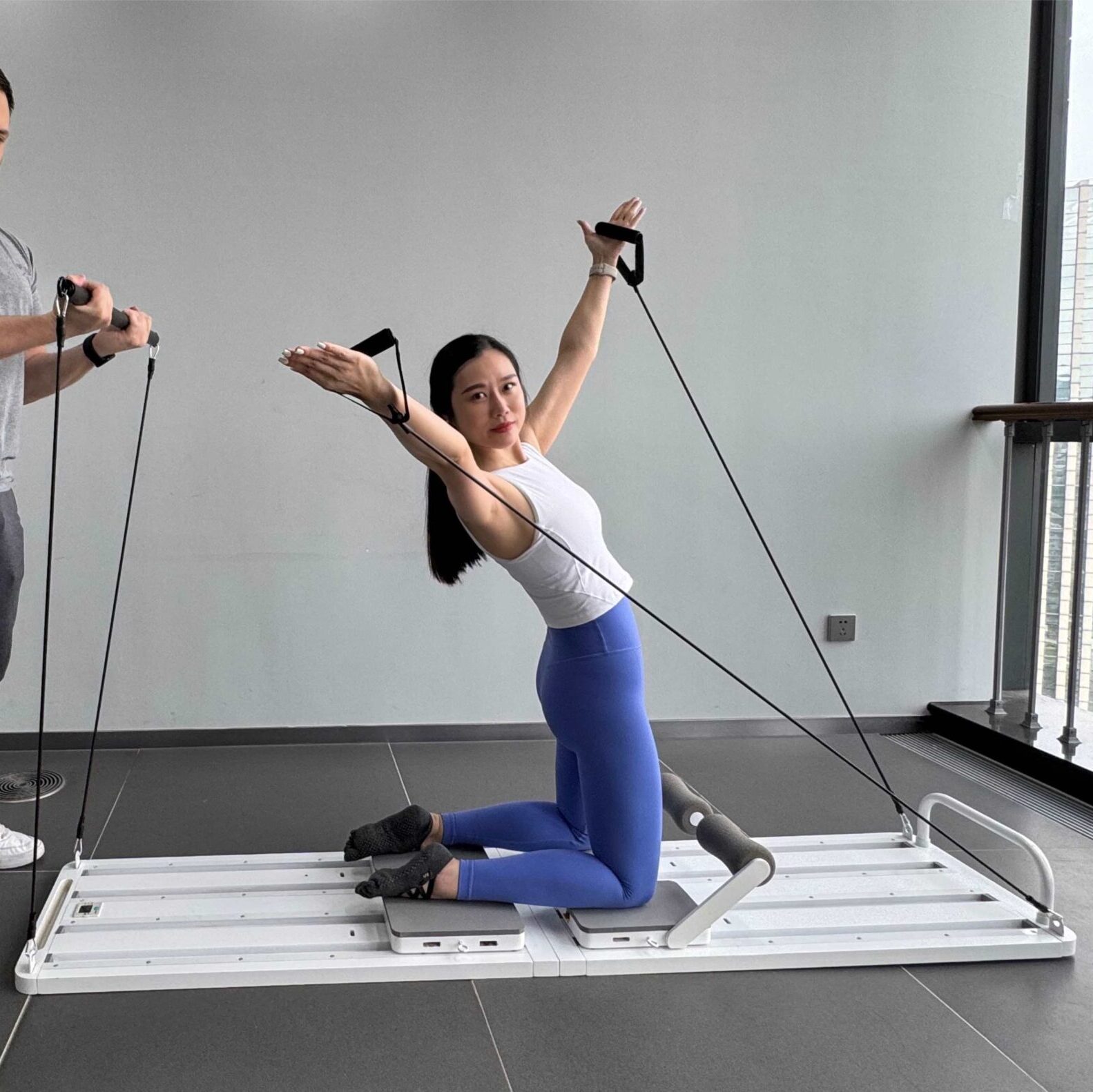 ピラティスコアベッド フィットネス機器 ピラティストレーニングベッド ステンレススチール ヨガトレーニングベッド ピラティスマシン ピラティスリフォーマーマ BailingDS バッグ・小物・ブランド雑貨 ピラティスコアベッド