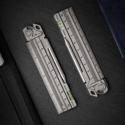 TiRuler｜EDC 愛好者に捧ぐ多機能チタン製折りたたみ定規
