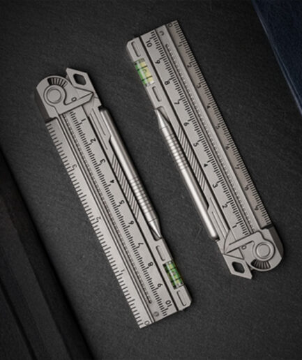 TiRuler｜EDC 愛好者に捧ぐ多機能チタン製折りたたみ定規