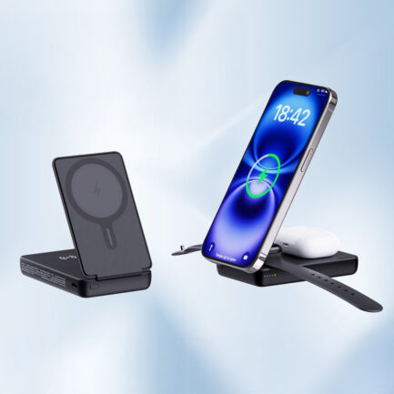 Gravix｜AirPods、Apple Watch、iPhoneを同時に充電できる多機能モバイルバッテリー