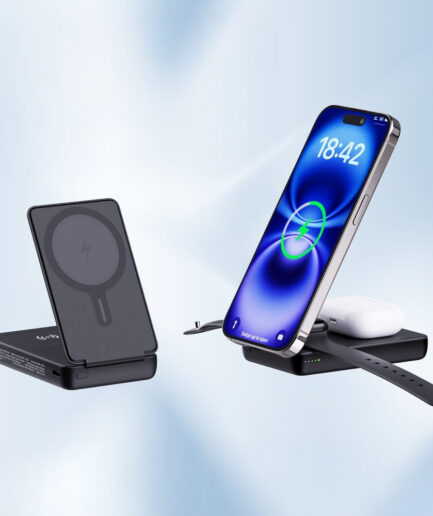 Gravix｜AirPods、Apple Watch、iPhoneを同時に充電できる多機能モバイルバッテリー