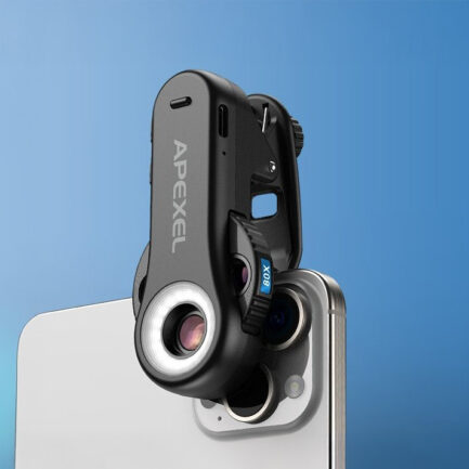 MS3L Phone Microscope｜世界初 3 段階倍率調整対応のスマホ顕微鏡、99% デバイスに対応したポータブル探索ツール
