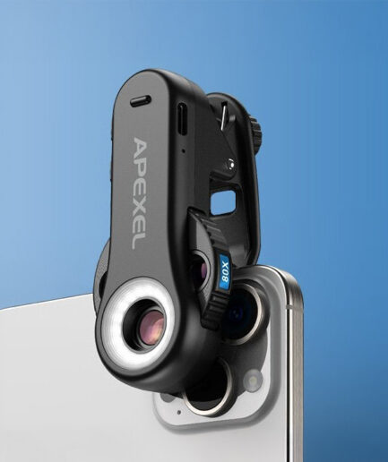 MS3L Phone Microscope｜世界初 3 段階倍率調整対応のスマホ顕微鏡、99% デバイスに対応したポータブル探索ツール