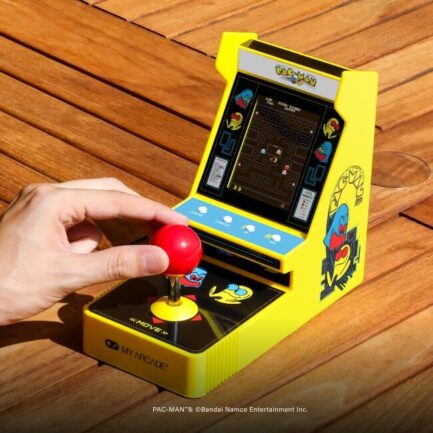 PAC-MAN Joystick Player｜レトロアーケードの魅力を手元に届ける公式ミニゲーム機