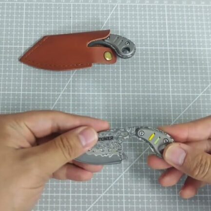 ORIONER Z5｜ダマスカス鋼を活かした現代的クラシック EDC ナイフ