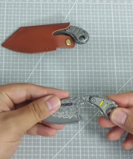 ORIONER Z5｜ダマスカス鋼を活かした現代的クラシック EDC ナイフ