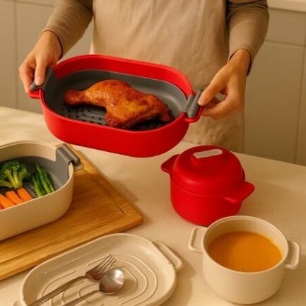 DeliOne Microwave Steam Cooker｜5分で健康な料理を実現する多機能スチームクッカー