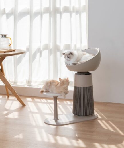 AeroCatTower｜愛猫家と猫のためのマルチ機能空気清浄機