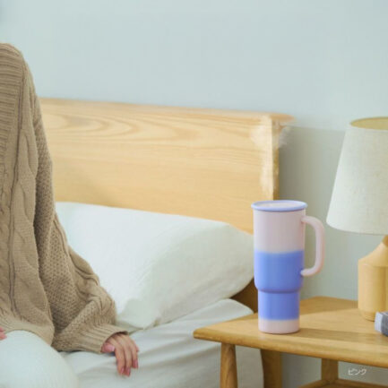 Korobaan｜本体温度で色が変わる倒れにくいコードレス加湿器