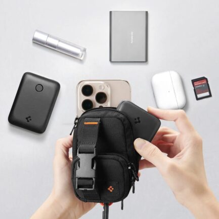 Spigen SnapZip (MagFit)｜MagSafe 対応 iPhone 専用の高機能ミニバッグ