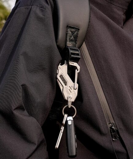 Edrin｜キャラビナを基軸とした 6 機能合一の EDC マルチツールナイフ