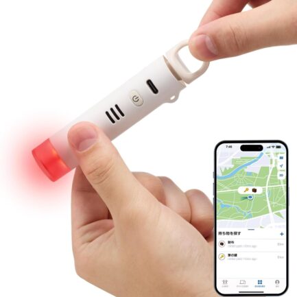LGT-LWUCSS1WHM｜Apple「探す」対応＆USB-C 充電式で使い勝手を革新した多機能防犯アイテム