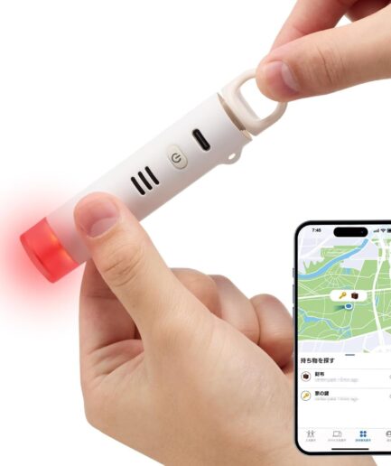 LGT-LWUCSS1WHM|Apple「探す」対応&USB-C 充電式で使い勝手を革新した多機能防犯アイテム