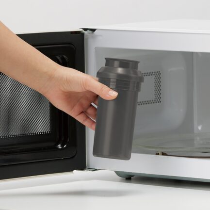 MOTTERU 電子レンジが使えるサーモボトル｜冷めたスープもアツアツに温められる二重構造保温容器