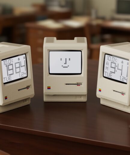 RayCue Maclock｜1984 年マックを彷彿とさせるレトロピクセルアラームクロック
