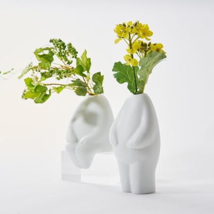 フラワーマン｜一輪の花を友に、心やすらぐ日本製人型一輪挿し