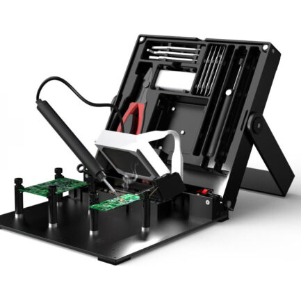 Omaxs Solderbot｜メーカー向け 18in1 万能はんだ付けロボット、携帯性と安全性を両立する革新的ワークステーション