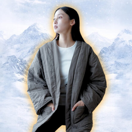 INFINITY WARM HANTEN｜-10℃でも極薄・軽量な日本のハンテンが革命的な保温力を実現