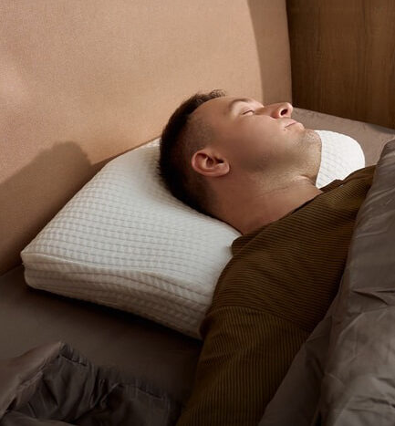 Mirakuru Pillow｜一つのボタンで最適な睡眠を届ける自動調整枕