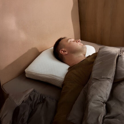 Mirakuru Pillow｜一つのボタンで最適な睡眠を届ける自動調整枕