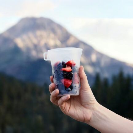 RoveCup｜カップで飲み、バッグで密封する全方位ポータブル容器