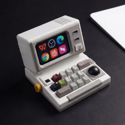 TabKao｜レトロ魂と未来技術が融合したデスクコマンドセンター