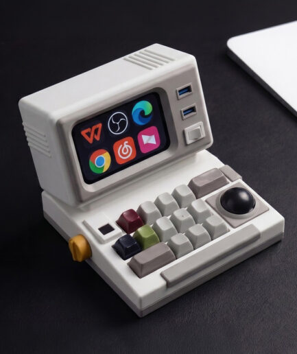 TabKao｜レトロ魂と未来技術が融合したデスクコマンドセンター