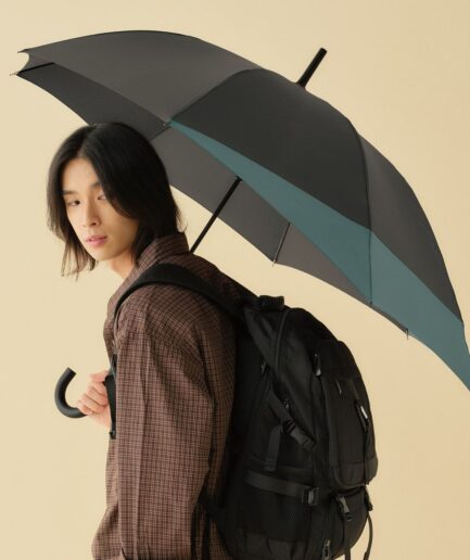 UNISEX BACK PROTECT Wpc.|背中のバッグまで雨から守る晴雨兼用ロングアンブレラ